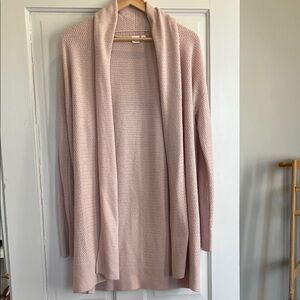 GAP Open-Front Blush Pink Women's Cardigan Sweater